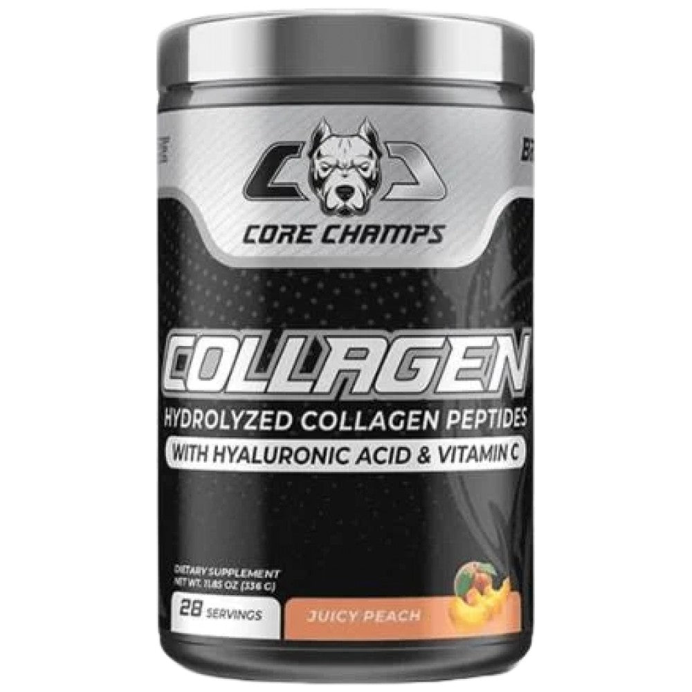 Collagen | with Hyaluronic Acid & Vitamin C - 336 грама  Core Champs by Kai Greene - Nutra Best Bulgaria