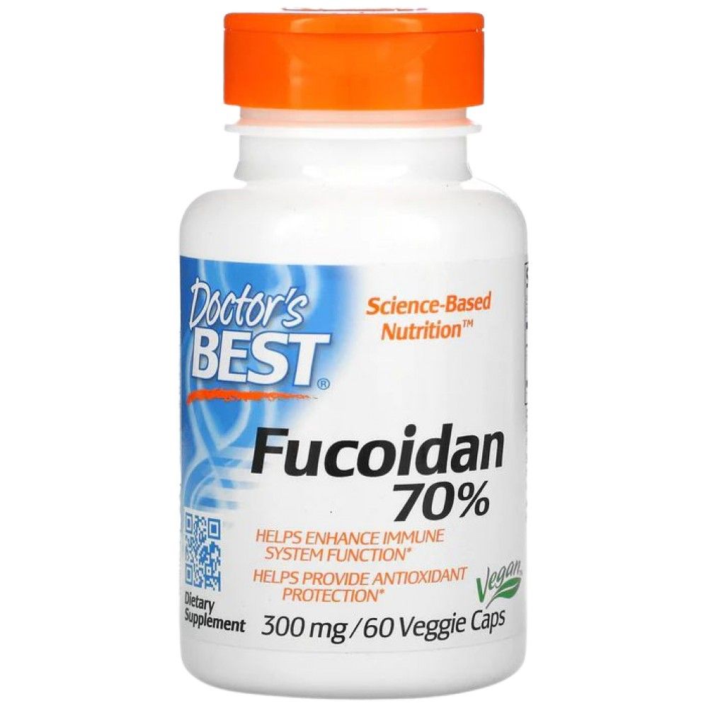 Fucoidan Extract 70% - 60 капсули  Doctor’s Best - Nutra Best Bulgaria