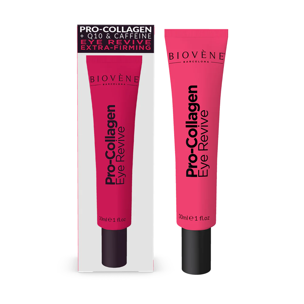 PRO-COLLAGEN Околоочен крем с колаген за стягане и озаряване - 30 мл  Biovène Barcelona - Nutra Best Bulgaria