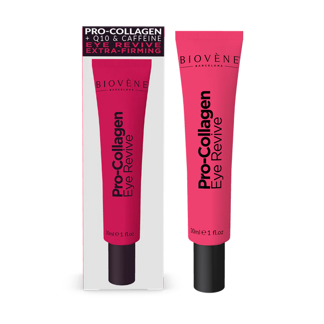 PRO-COLLAGEN Околоочен крем с колаген за стягане и озаряване - 30 мл  Biovène Barcelona - Nutra Best Bulgaria