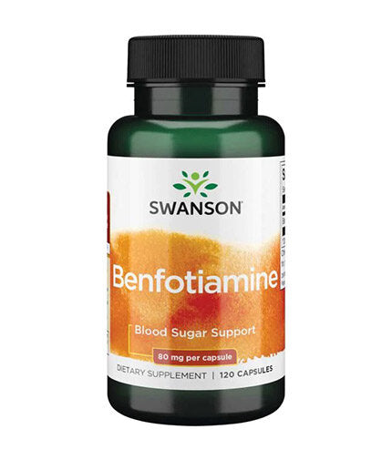 Benfotiamine 80 mg - 120 капсули  Swanson - Nutra Best Bulgaria