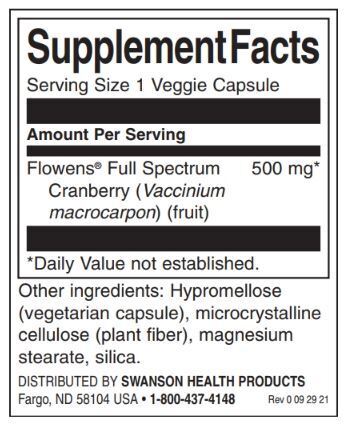 Men's Urinary and Bladder Support 500 mg | Featuring Flowens - 30 капсули  Swanson - Nutra Best Bulgaria