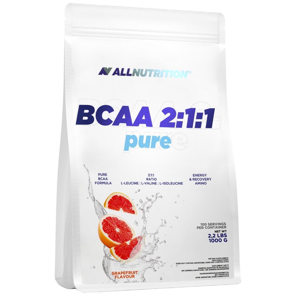 BCAA 2:1:1 Pure - 250 грама  AllNutrition - Nutra Best Bulgaria