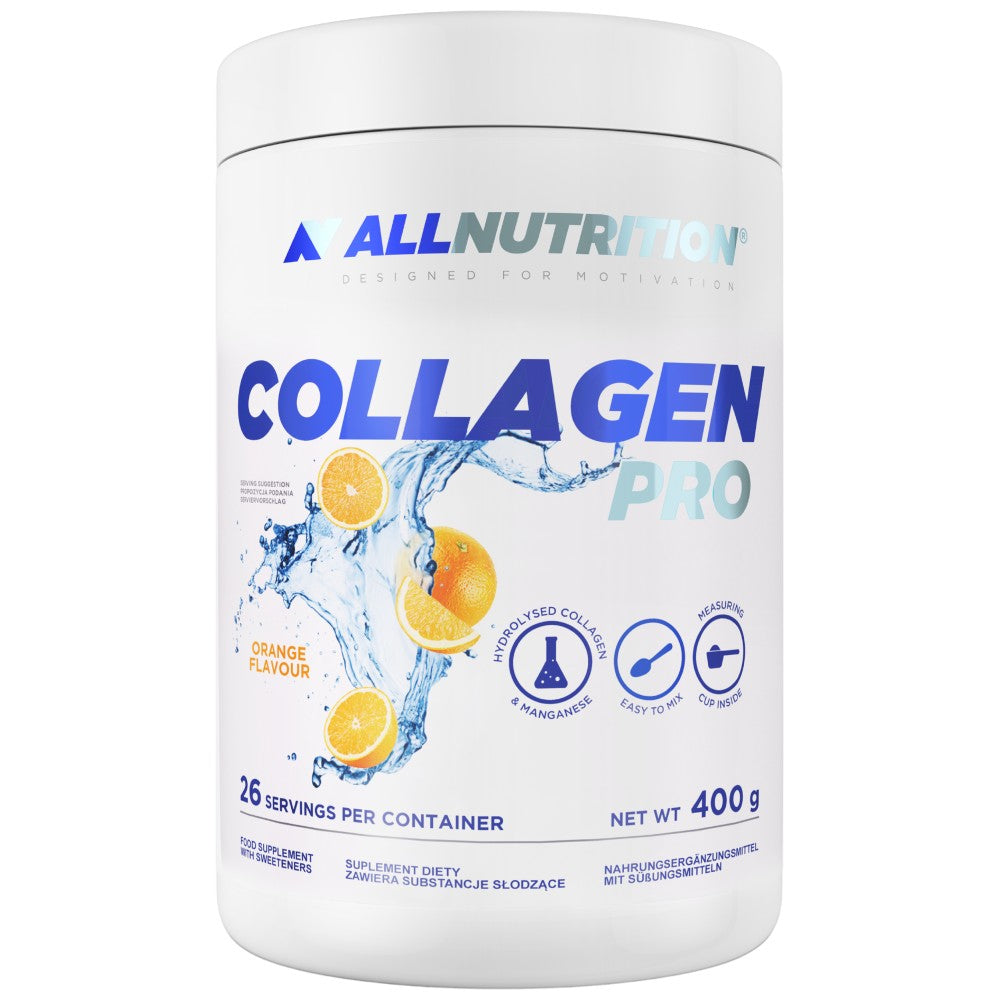 Collagen Pro Powder | with Glucosamine, Chondroitin, Hyaluronic, Boswellia - 400 грама  AllNutrition - Nutra Best Bulgaria