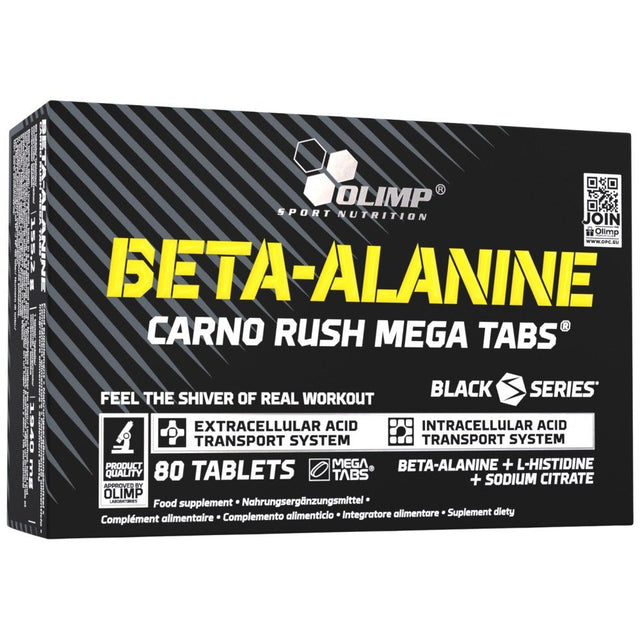Beta-Alanine Carno Rush - 80 Таблетки  Olimp - Nutra Best Bulgaria