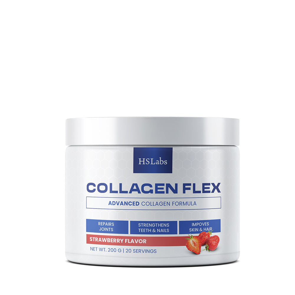 COLLAGEN FLEX STRAWBERRY - 200 g  HS LABS - Nutra Best Bulgaria