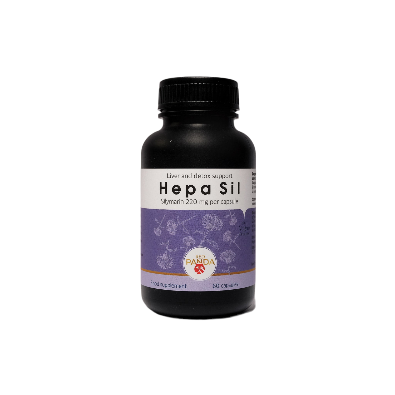 Hepa Sil – 60 капсули / Детоксикация и Черния дроб  Red Panda - Nutra Best Bulgaria