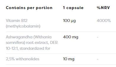 Ashwagandha Extra 400 mg - 60 капсули  Osavi - Nutra Best Bulgaria
