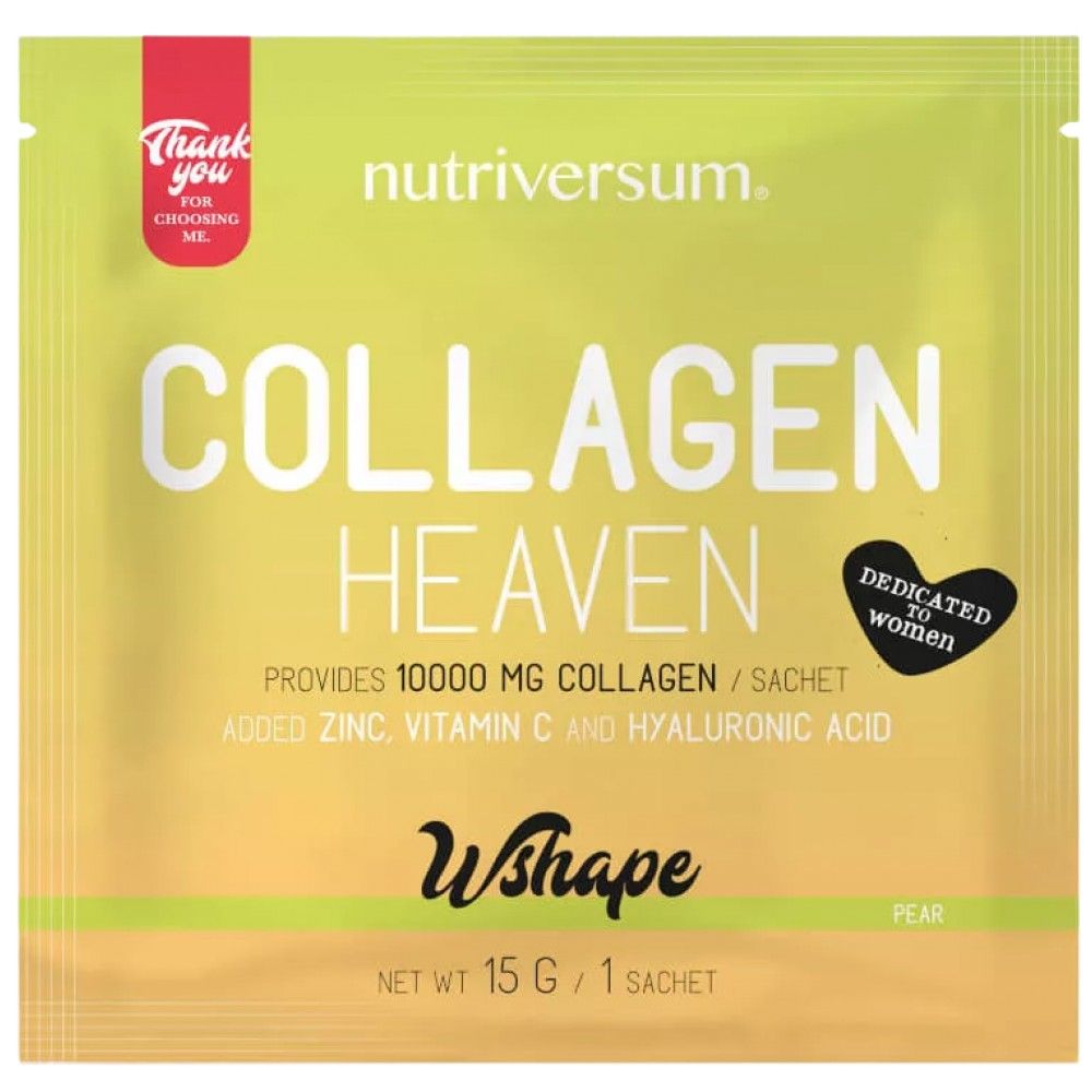 Collagen Heaven | added Zinc, Vitamin C and Hyaluronic Acid - 15 грама  Nutriversum - Nutra Best Bulgaria