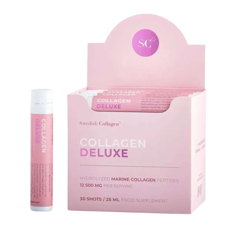 Рибен Колаген Deluxe® 12,500 мг с хиалуронова киселина 75 мг 30 x 25ml  Swedish Collagen - Nutra Best Bulgaria