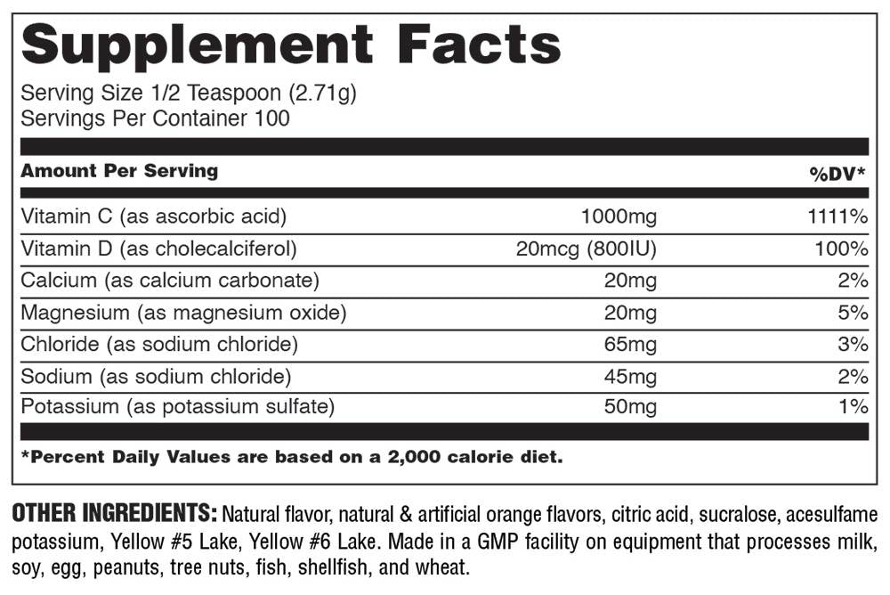Immun - C - 271 грама  Universal Nutrition - Nutra Best Bulgaria