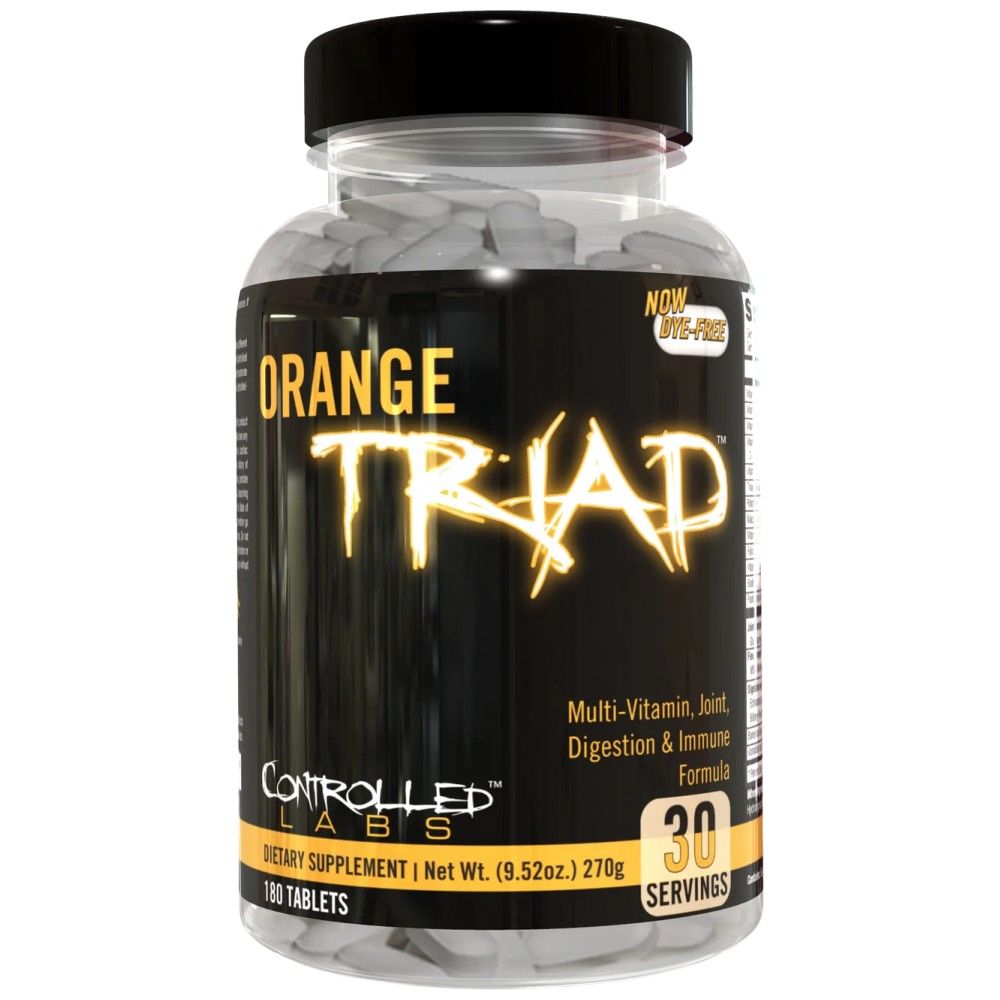 Orange Triad - 180 Таблетки  Controlled Labs - Nutra Best Bulgaria