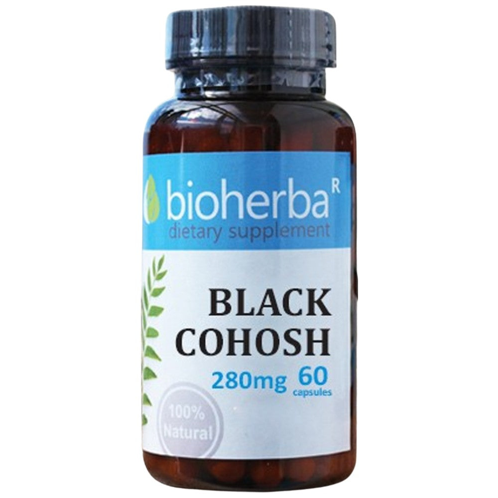 Black Cohosh 280 mg - 60 капсули  Bioherba - Nutra Best Bulgaria