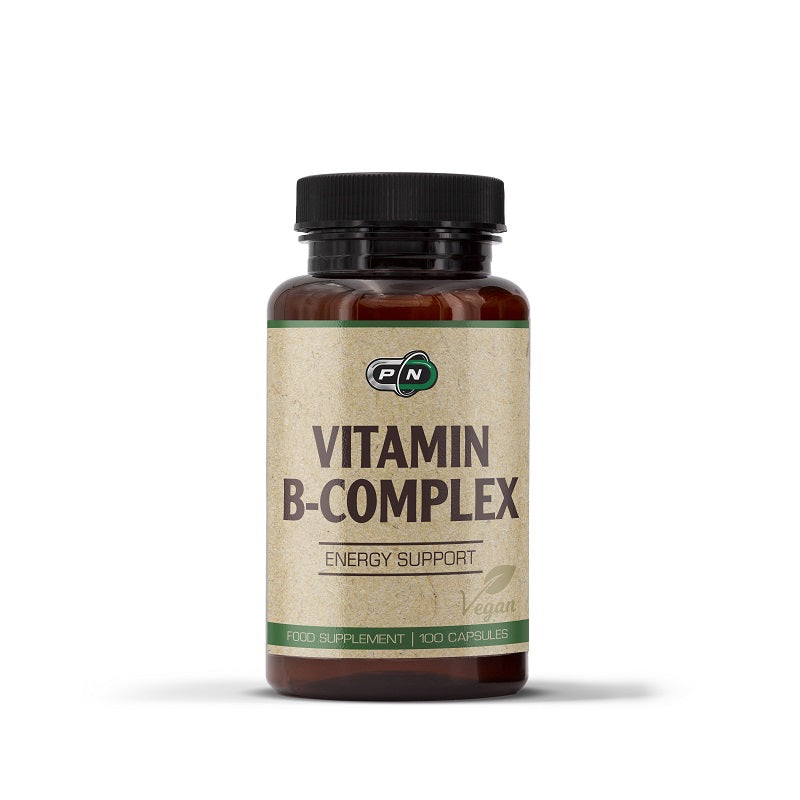 VITAMIN B-COMPLEX - 100 Capsules  Pure Nutrition - Nutra Best Bulgaria