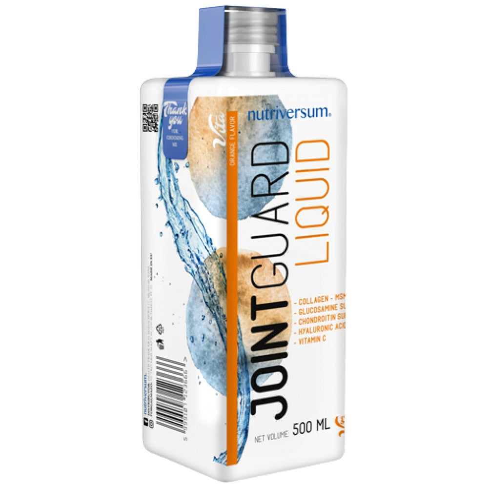 Joint Guard Liquid | Collagen, MSM, Glucosamine, Chondroitin, Hyaluronic Acid - 500 мл  Nutriversum - Nutra Best Bulgaria