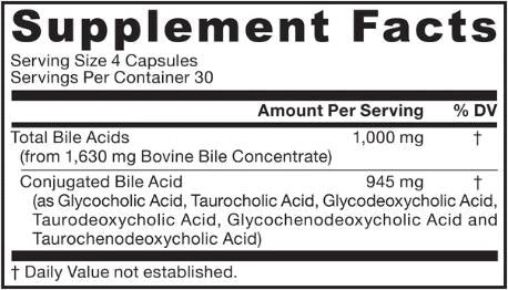 Bile Acid Factors - 120 капсули  Jarrow Formulas - Nutra Best Bulgaria