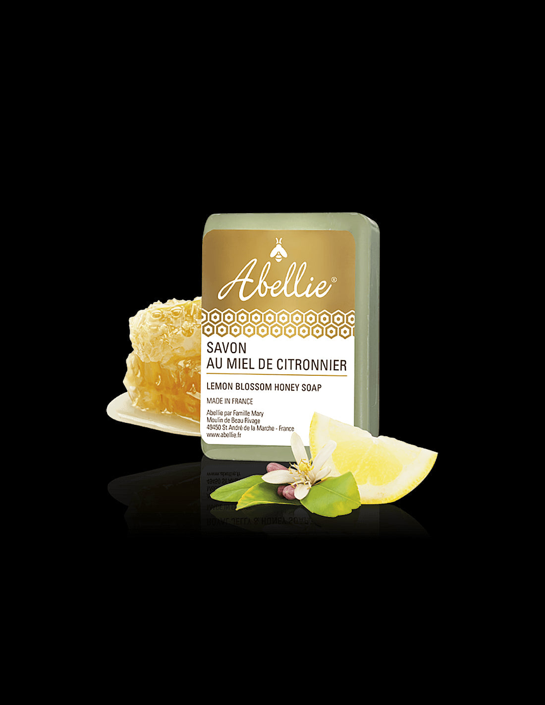 Сапун с мед от лимонов цвят - Abellie Savon au miel de citronnier, 100 g  Famille Mary - Nutra Best Bulgaria