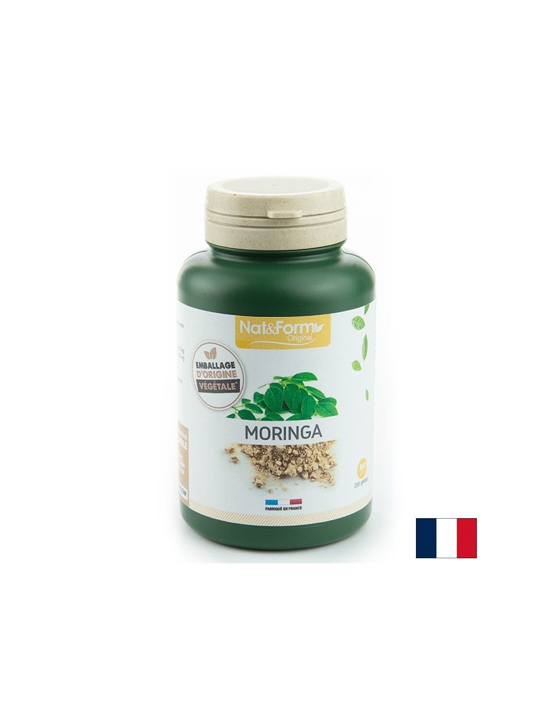 Адаптоген - Моринга, 200 капсули  Nat&Form - Nutra Best Bulgaria