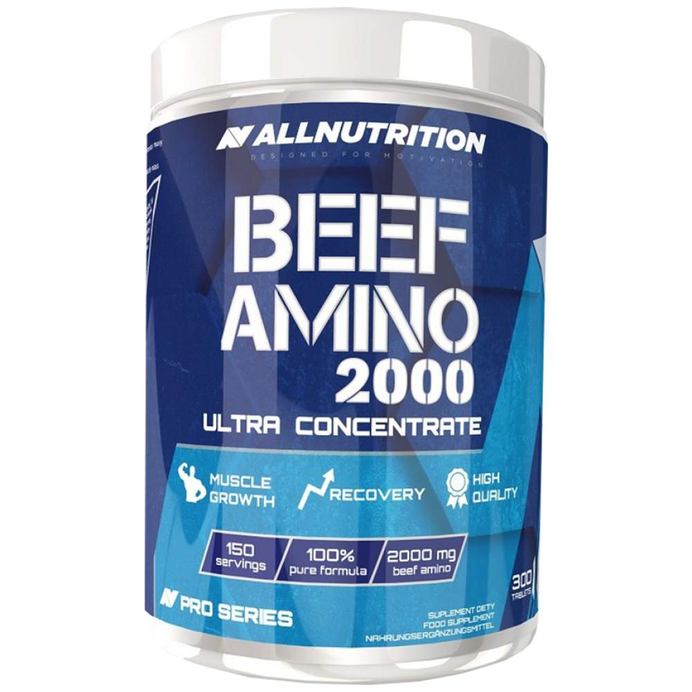 Beef Amino 2000 - 300 Таблетки  AllNutrition - Nutra Best Bulgaria