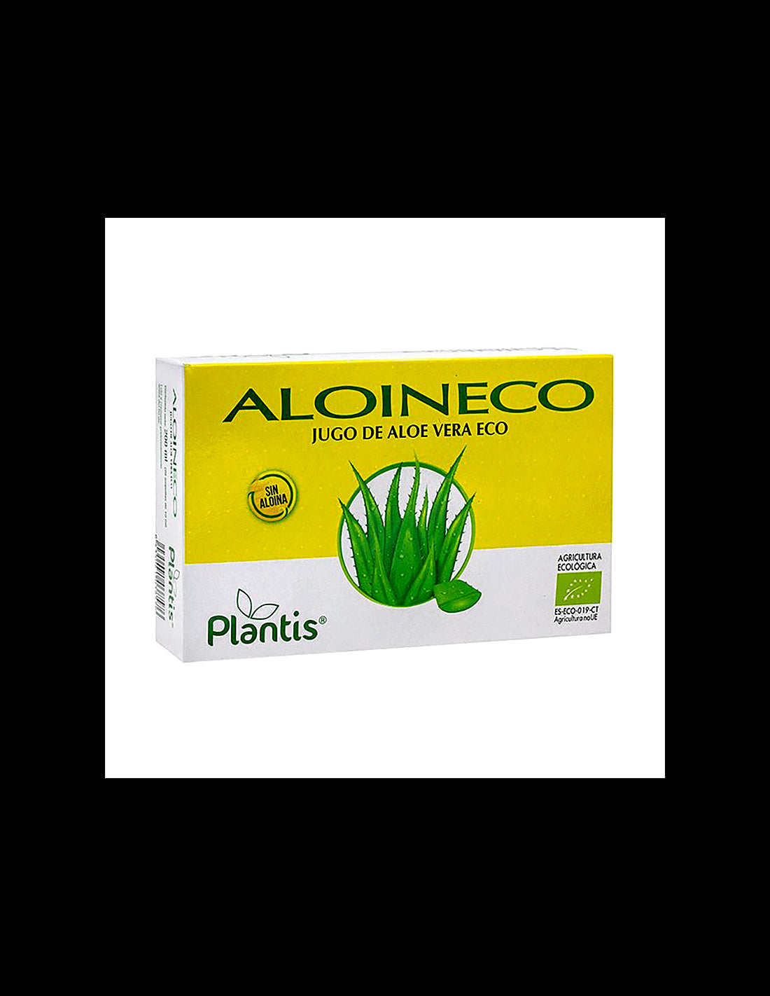 Сок от алое вера органик (без алоин) - Aloin Eco Zumo de Aloe Vera Eco /Sin Aloina/ Plantis®, 20 ампули  Artesania Agricola - Nutra Best Bulgaria