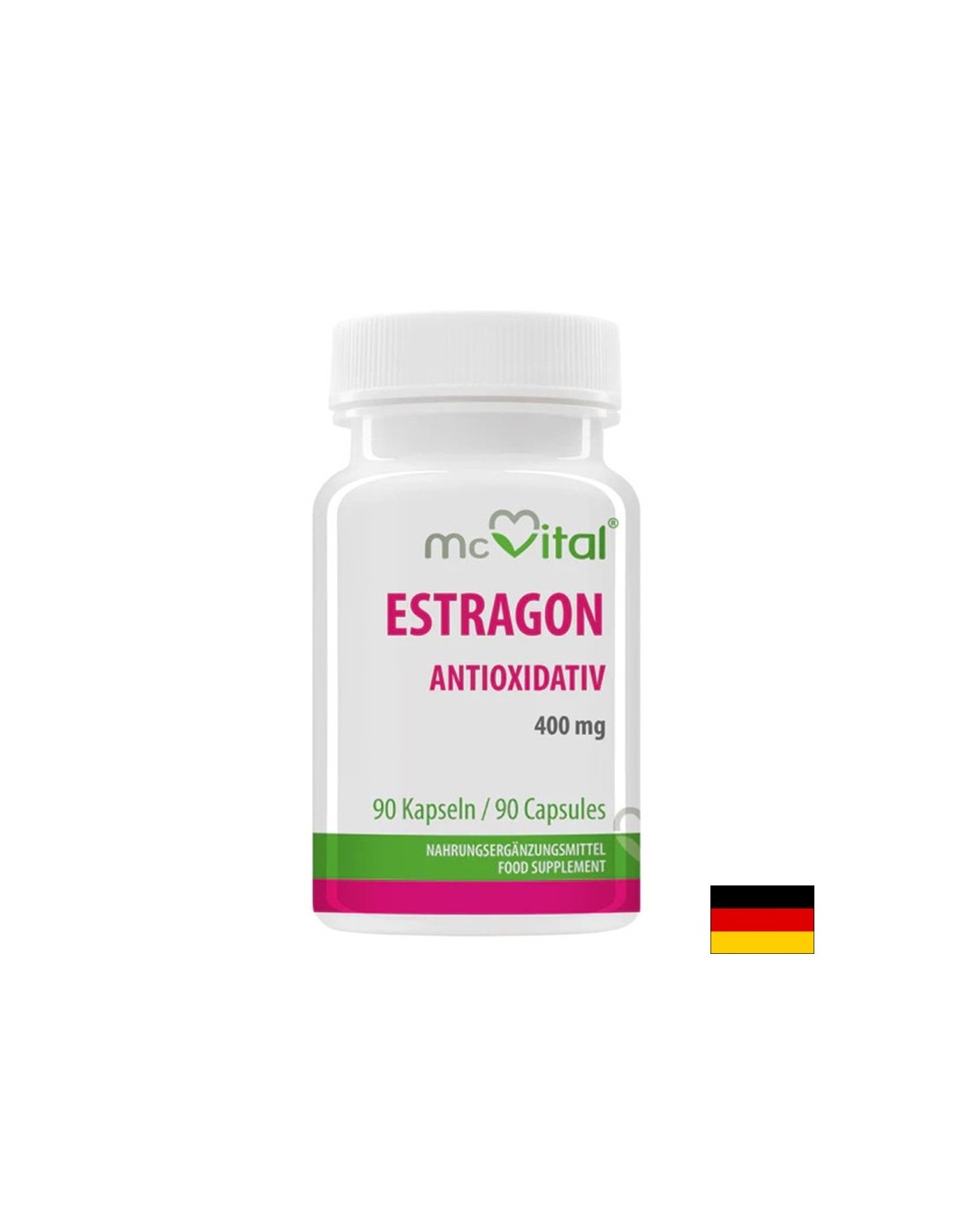 Антиоксидант - Естрагон McVital, 400 mg х 90 капсули  Vitabay - Nutra Best Bulgaria