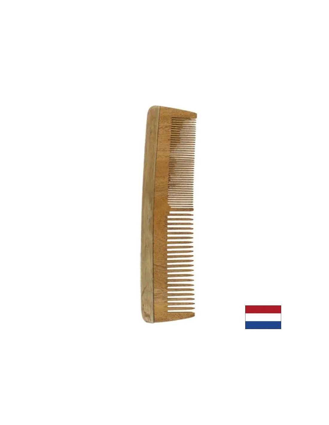 Антистатичен дървен гребен за коса от Нийм - фин/груб, 1 бр  amla natur / Maharishi Ayurveda - Nutra Best Bulgaria