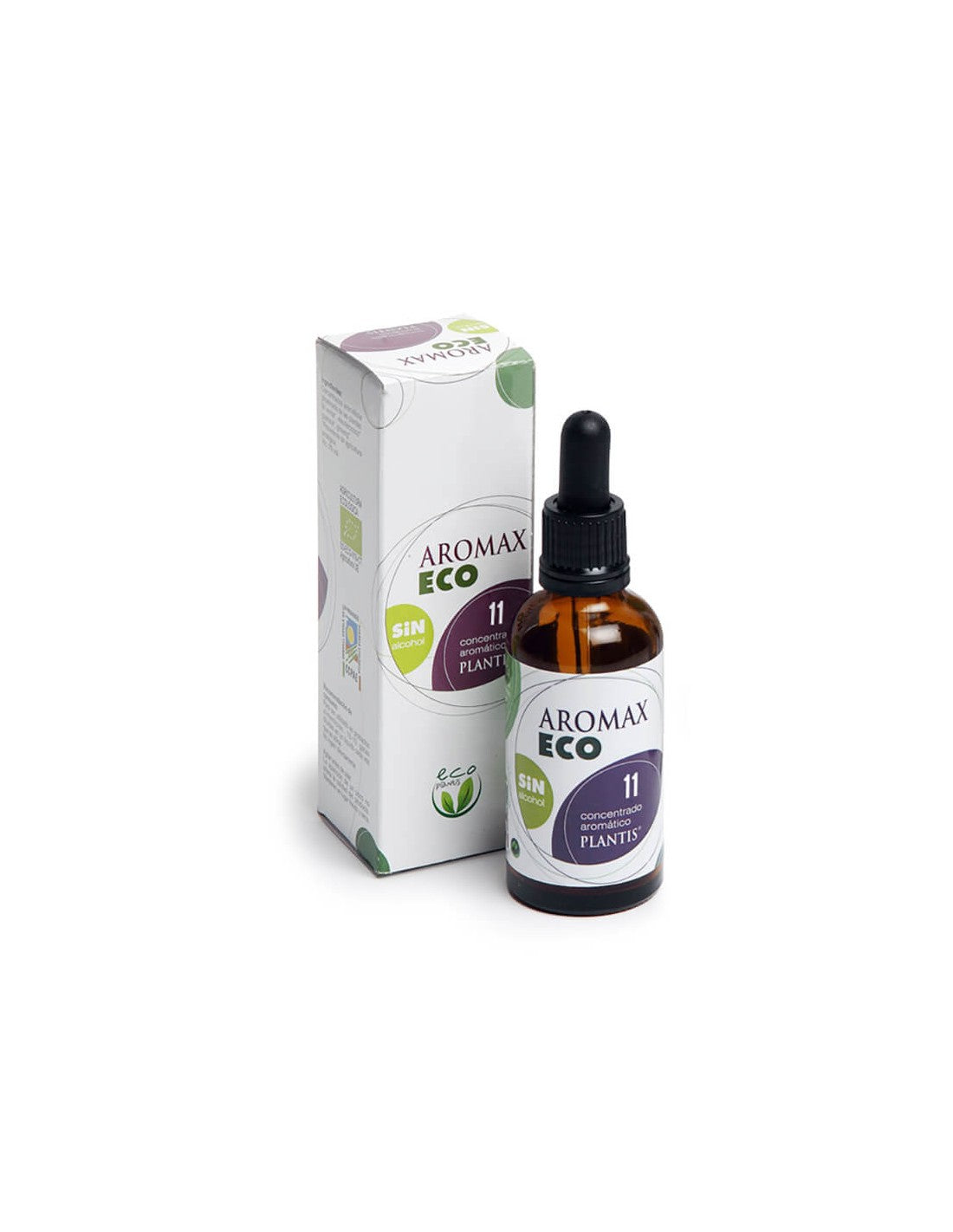Билкова тинктура за нервната система - Aromax Eco 11 Plantis®, без алкохол, 50 ml  Artesania Agricola - Nutra Best Bulgaria