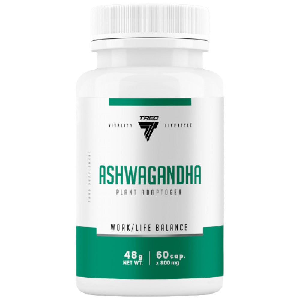 Ashwagandha 666 mg | with 1.5% Withanolides - 60 капсули  Trec Nutrition - Nutra Best Bulgaria