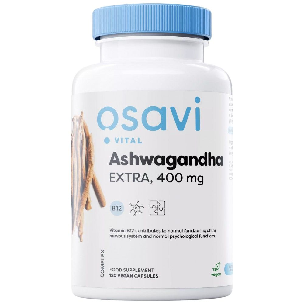 Ashwagandha Extra 400 mg - 120 капсули  Osavi - Nutra Best Bulgaria