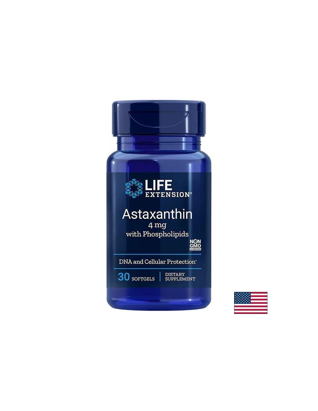 Astaxanthin with Phospholipids/ Астаксантин с Фосфолипиди 84 mg х 30 софтгел капсули  Life Extension - Nutra Best Bulgaria
