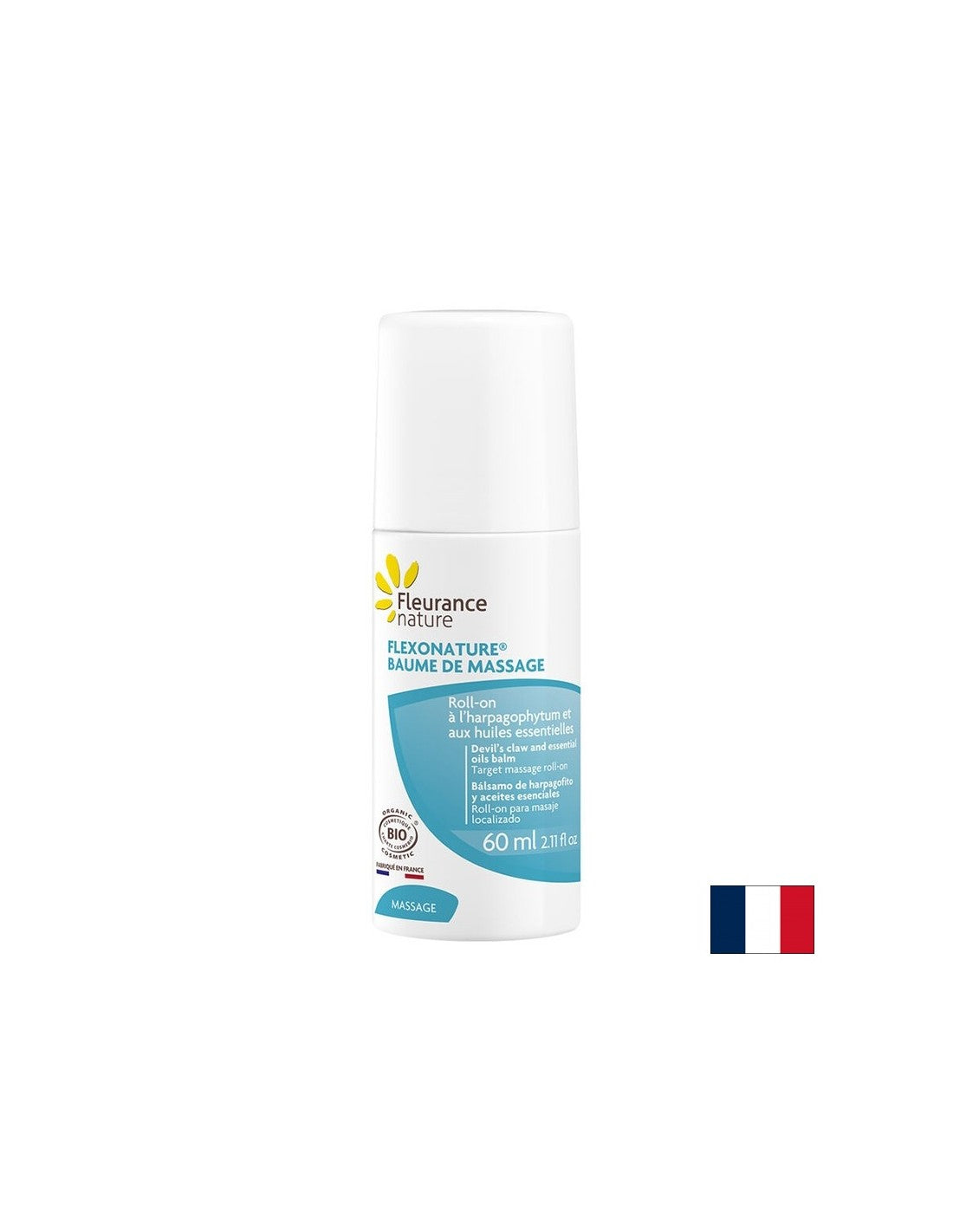 Балсам рол-он с дяволски нокът и етерични масла Flexonature®, 60 ml  Fleurance Nature - Nutra Best Bulgaria