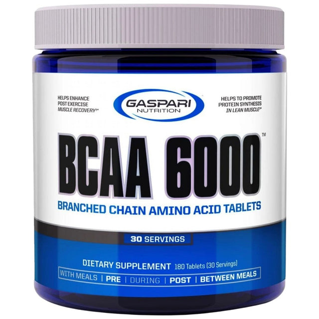 BCAA 6000 - 180 Таблетки  Gaspari Nutrition - Nutra Best Bulgaria