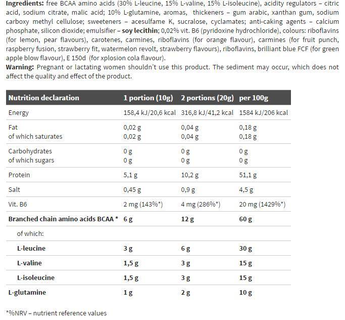 BCAA Xplode Powder Sachets 40 Сашета  Olimp - Nutra Best Bulgaria