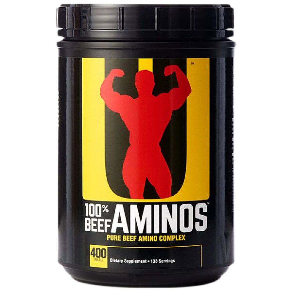 100% Beef Amino - 400 Таблетки  Universal Nutrition - Nutra Best Bulgaria