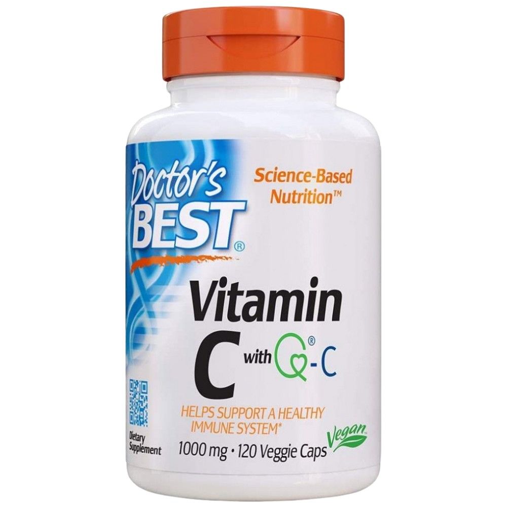 BEST Vitamin C + Quali™ C 1000 mg - 120 капсули  Doctor’s Best - Nutra Best Bulgaria