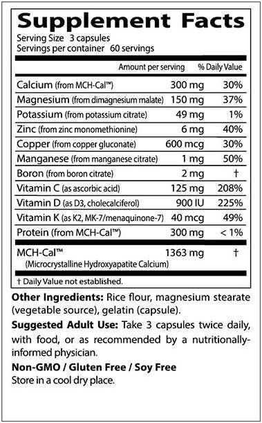 BEST Calcium Bone Maker Complex - 180 капсули  Doctor’s Best - Nutra Best Bulgaria
