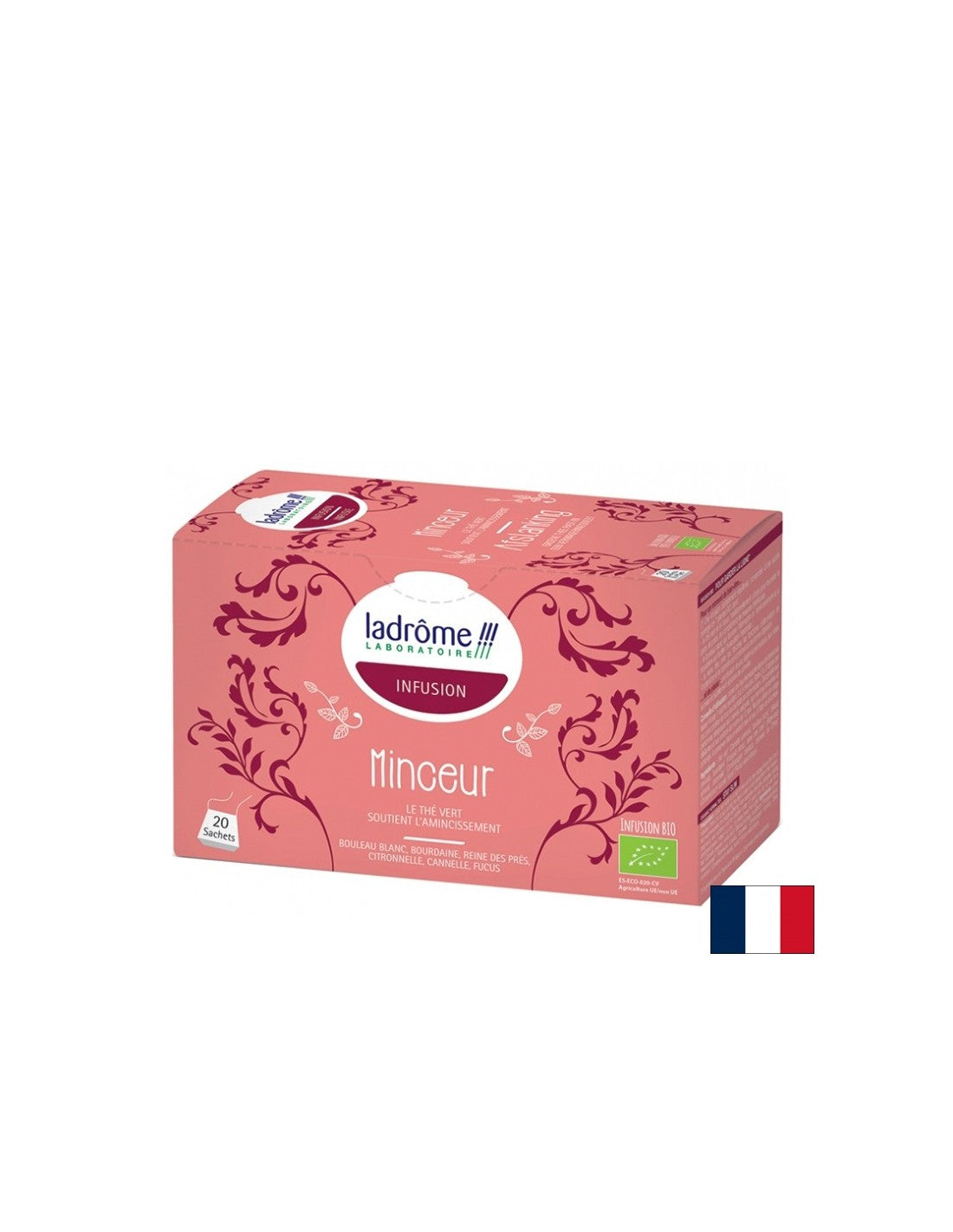 Билков чай за отслабване БИО, 20 филтърни пакетчета  Ladrome Laboratoire - Nutra Best Bulgaria