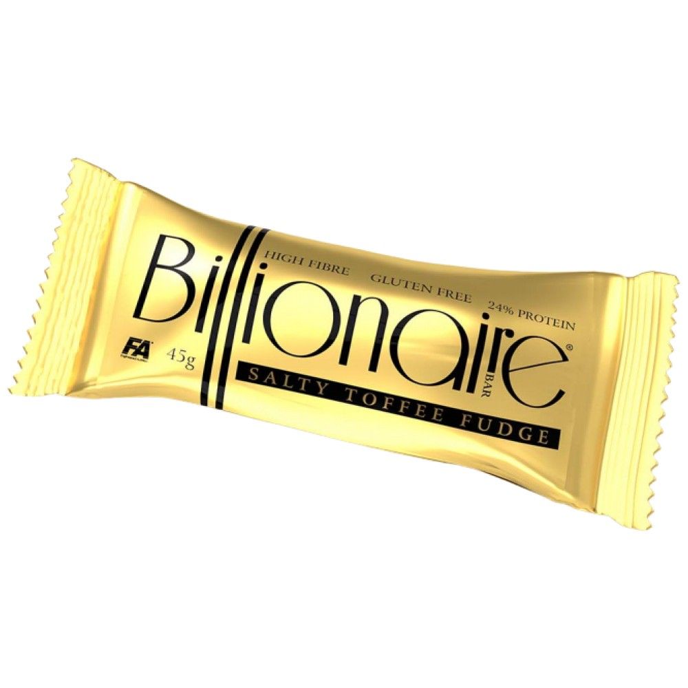 Billionaire Bar | High Fibre ~ Gluten Free ~ Protein Bar - 45 грама  FA Nutrition - Nutra Best Bulgaria