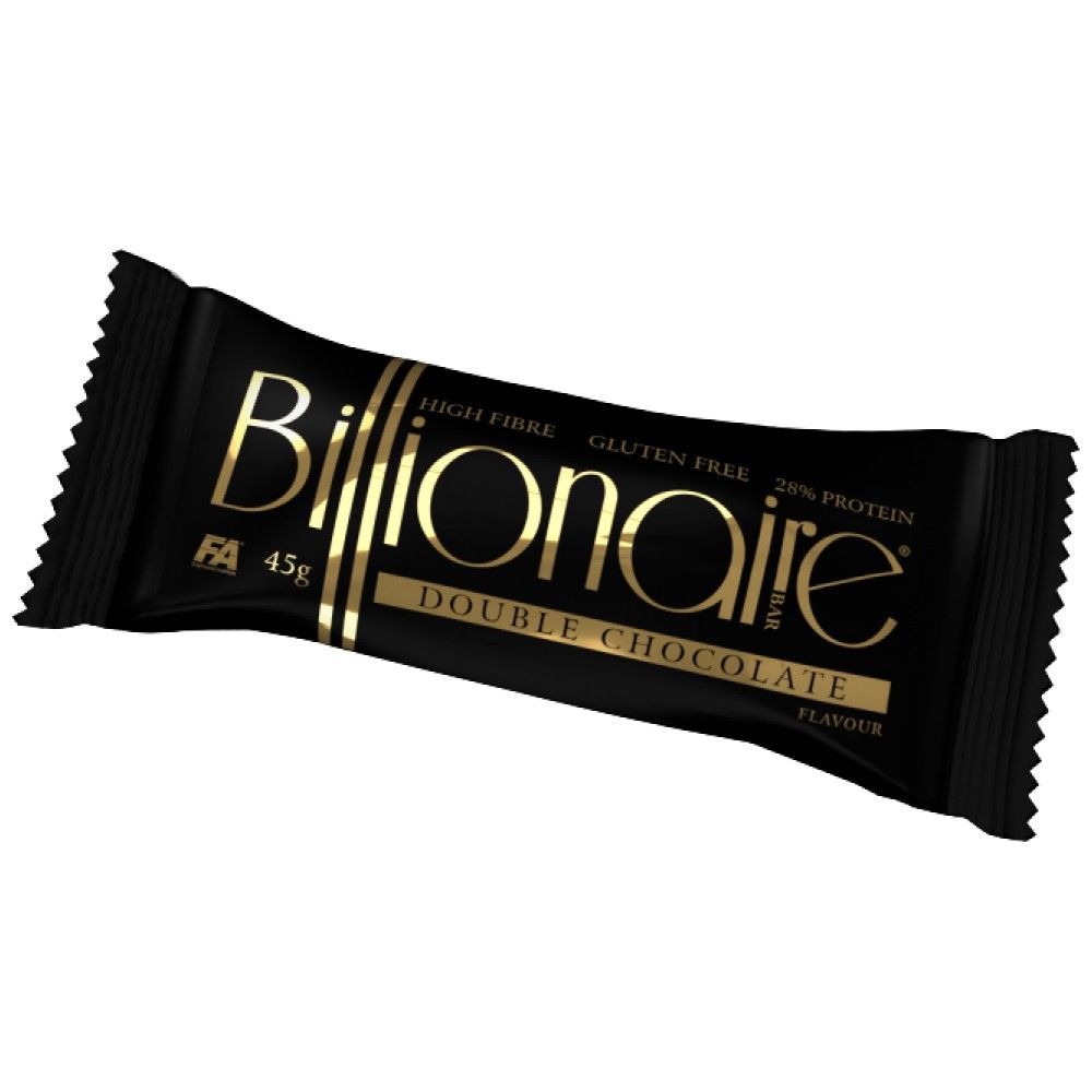Billionaire Bar | High Fibre ~ Gluten Free ~ Protein Bar - 45 грама  FA Nutrition - Nutra Best Bulgaria