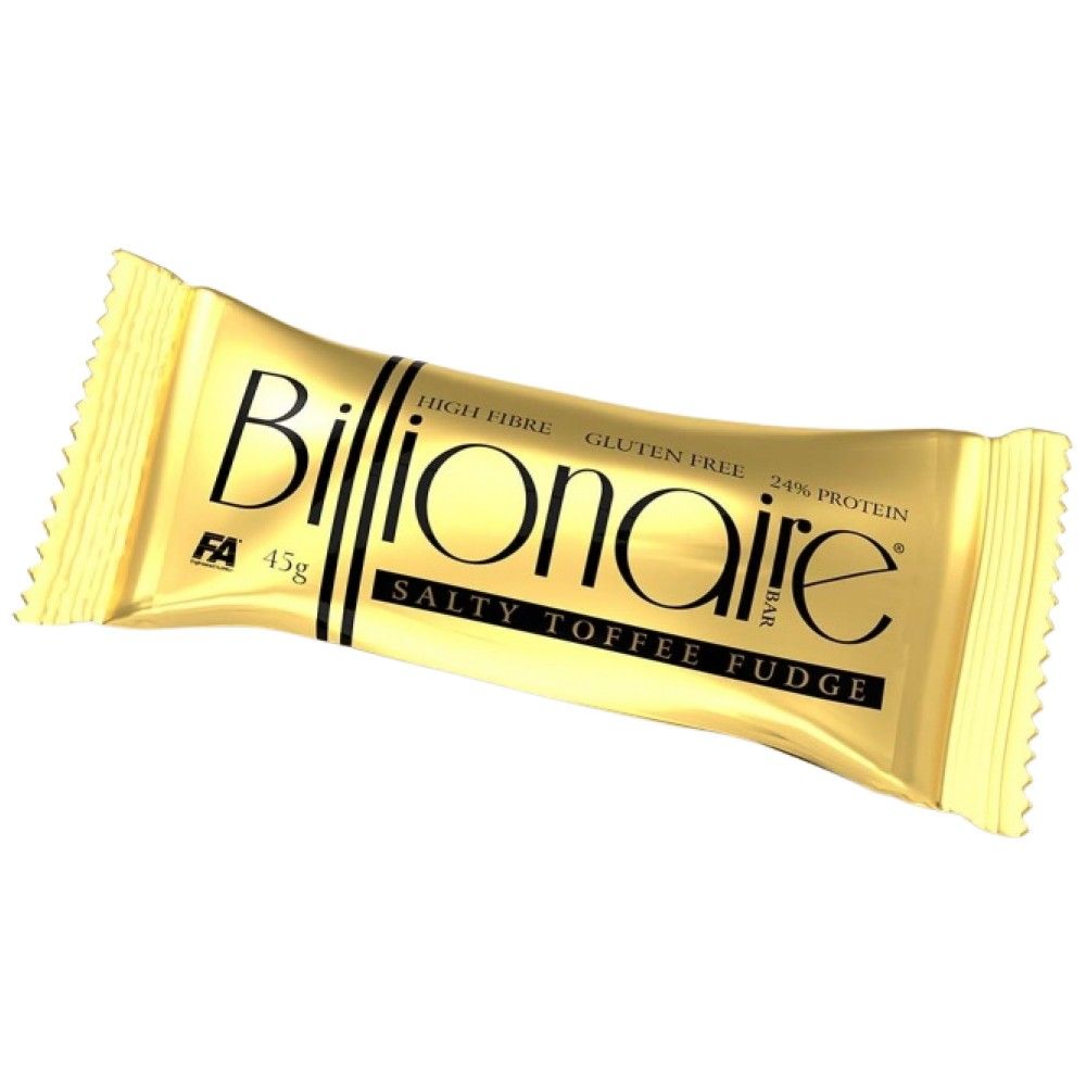 Billionaire Bar | High Fibre ~ Gluten Free ~ Protein Bar - 45 грама  FA Nutrition - Nutra Best Bulgaria