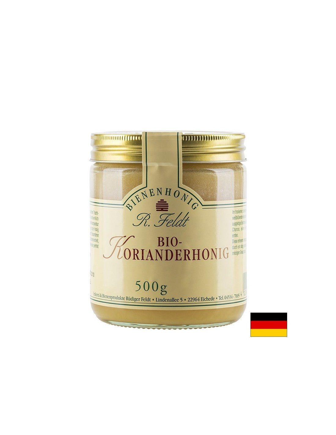 BIO-Koriander Honig - Био мед от цвят на кордиандър, 500 g  Rüdiger Feldt - Nutra Best Bulgaria