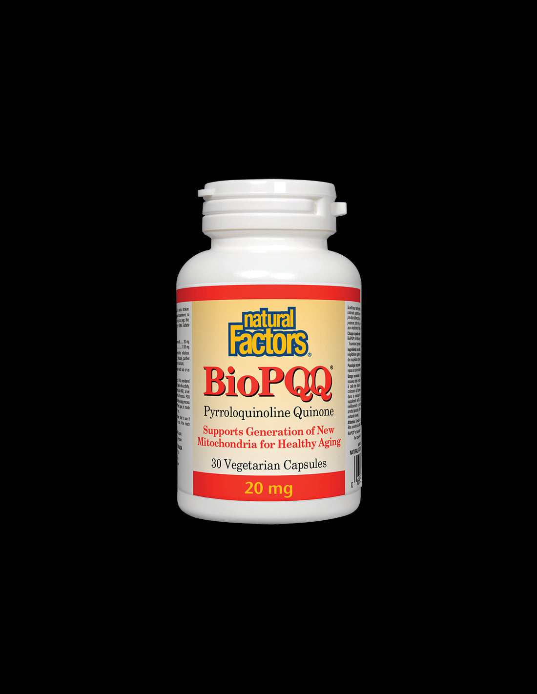 Bio PQQ 20 mg - 30 капсули  Natural Factors - Nutra Best Bulgaria
