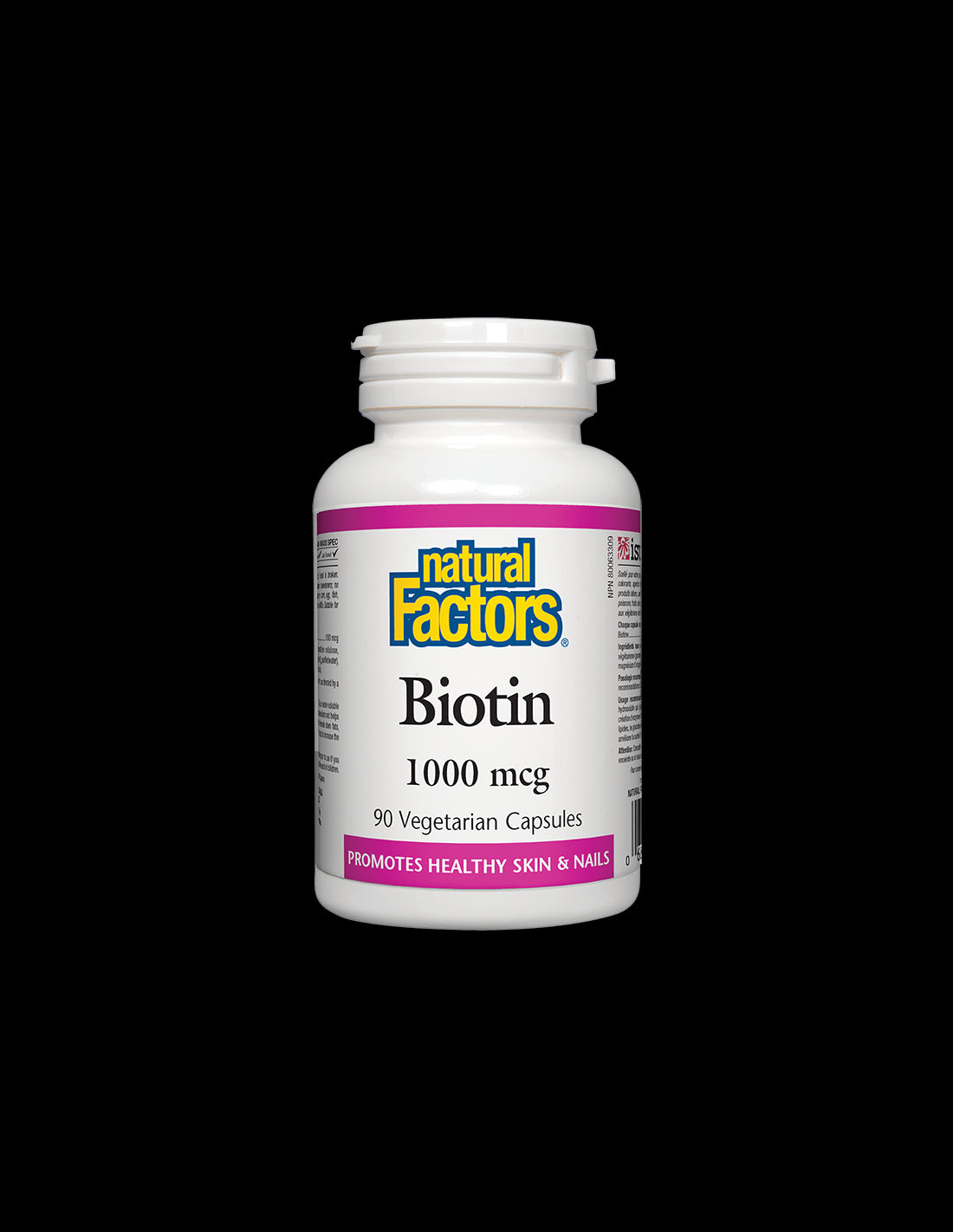 Biotin 1000 mcg - 90 капсули  Natural Factors - Nutra Best Bulgaria