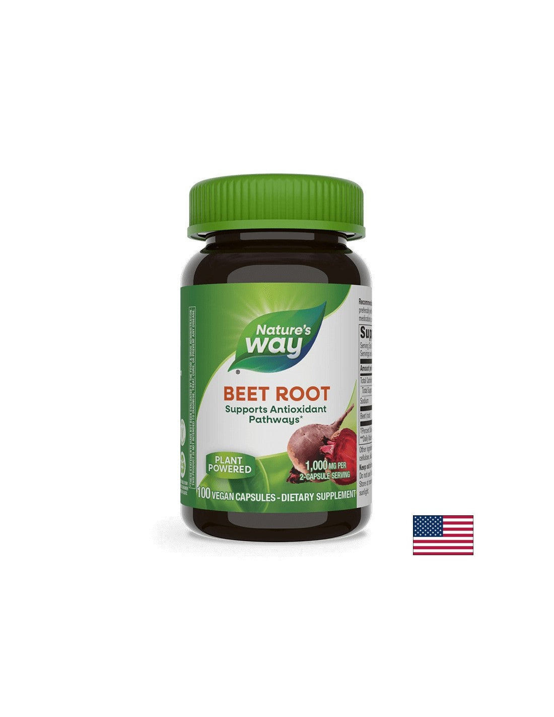 Beet Root 500 mg - 100 капсули  Nature’s Way - Nutra Best Bulgaria