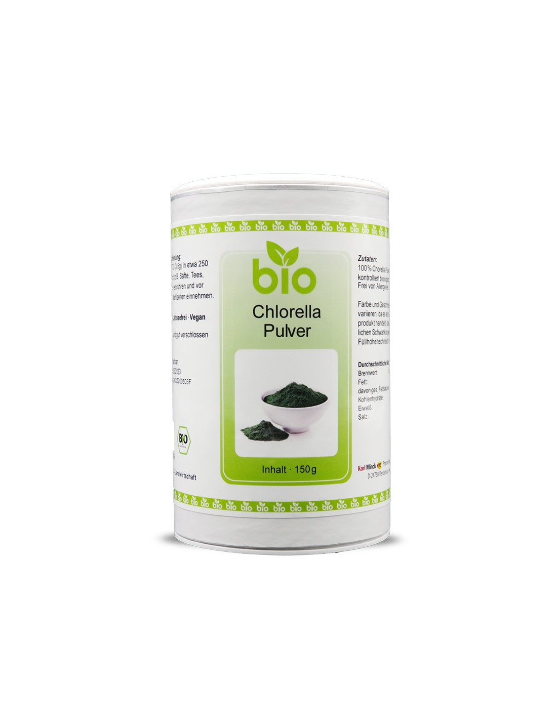 Chlorella Pulver - Хлорела на прах, 150 g  Karl Minck - Nutra Best Bulgaria