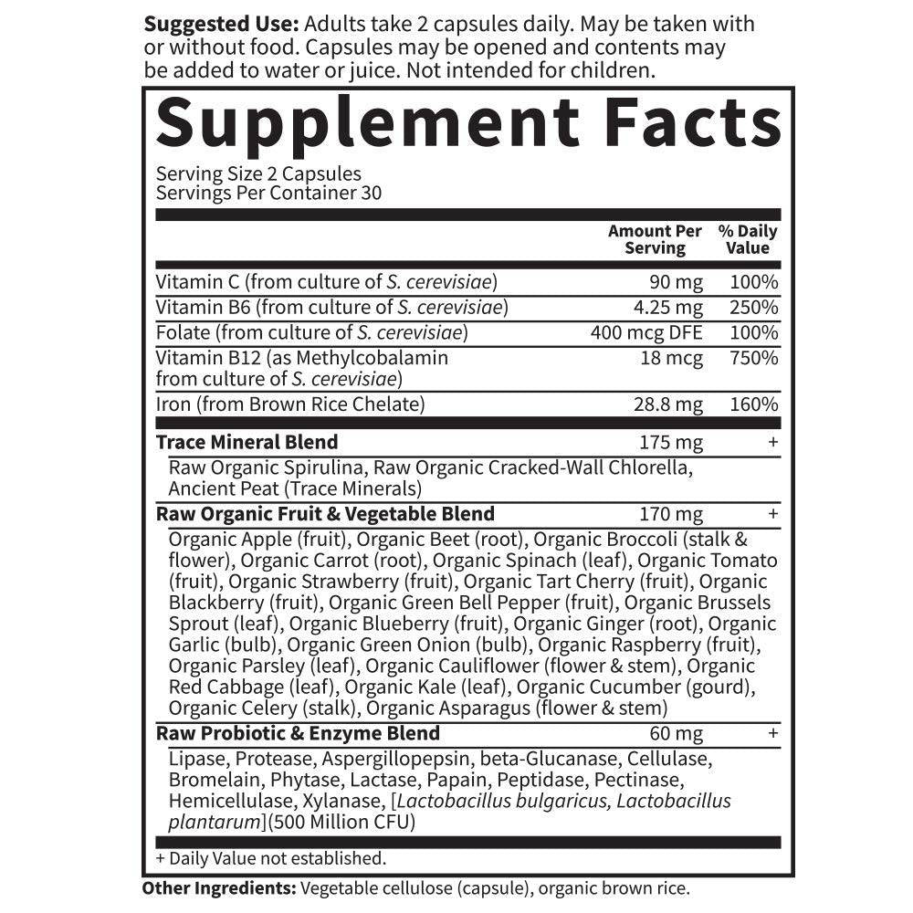 Vitamin Code | Healthy Blood - 60 капсули  Garden Of Life - Nutra Best Bulgaria