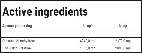 Creatine Micronized 200 Mesh | High Quality Creatine Monohydrate Caps - 400 капсули  Trec Nutrition - Nutra Best Bulgaria