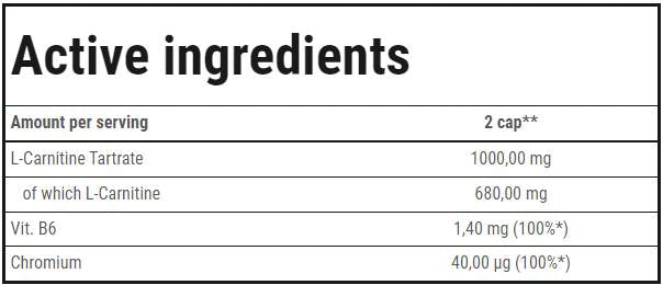 L-Carnitine Complex - 90 капсули  Trec Nutrition - Nutra Best Bulgaria