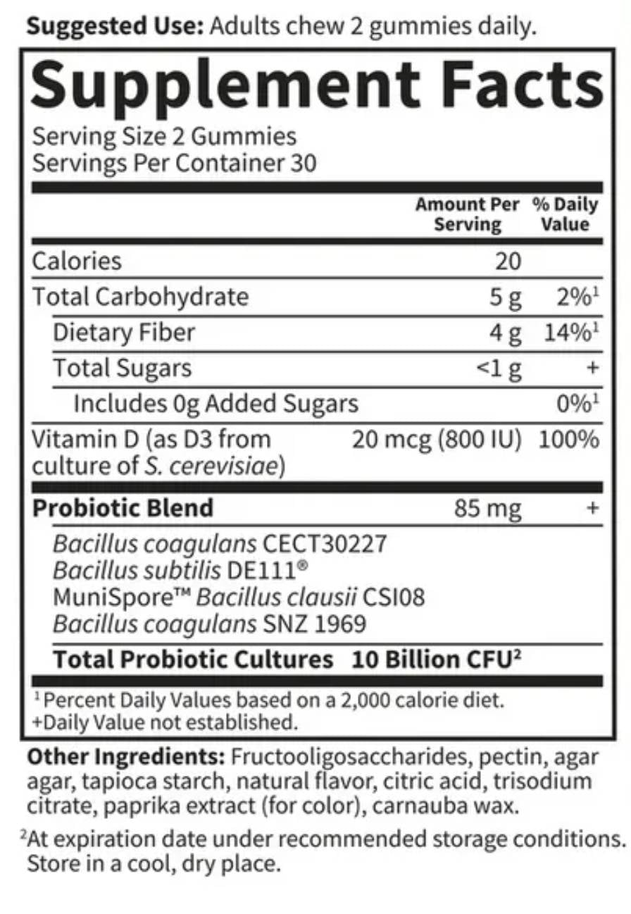 Dr. Formulated Probiotics 10 Billion - 60 желирани бонбони  Garden Of Life - Nutra Best Bulgaria