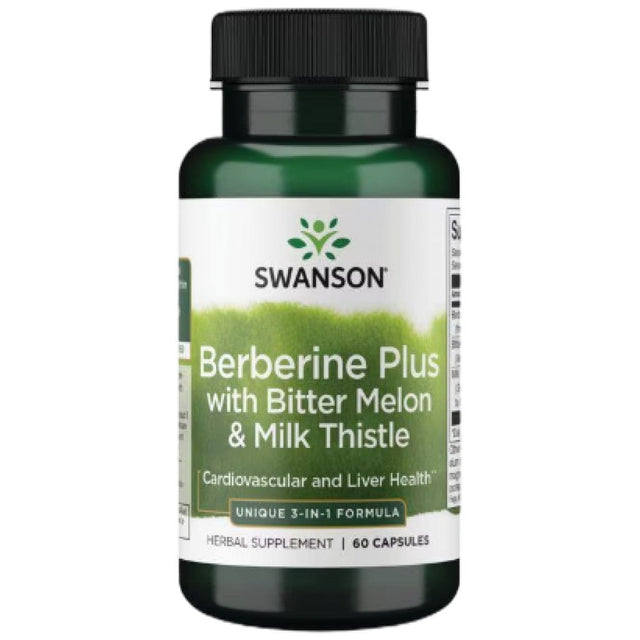 Berberine Plus | with Bitter Melon and Milk Thistle 60 капсули  Swanson - Nutra Best Bulgaria